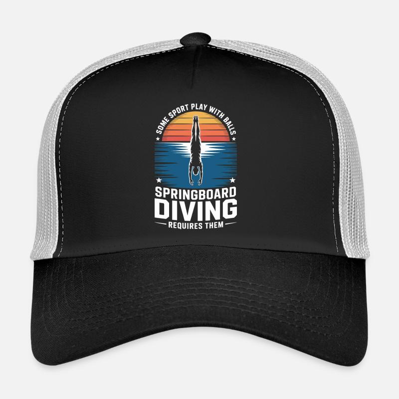 Diving diving board Trucker Cap