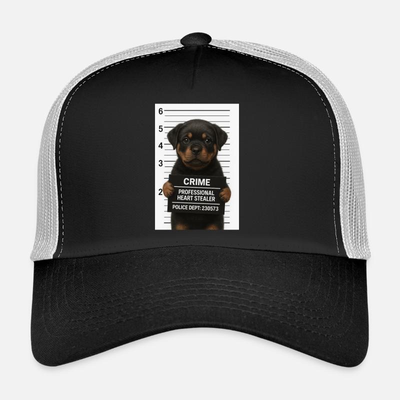 Chiot Rottweiler – cœur volé Casquette trucker 
