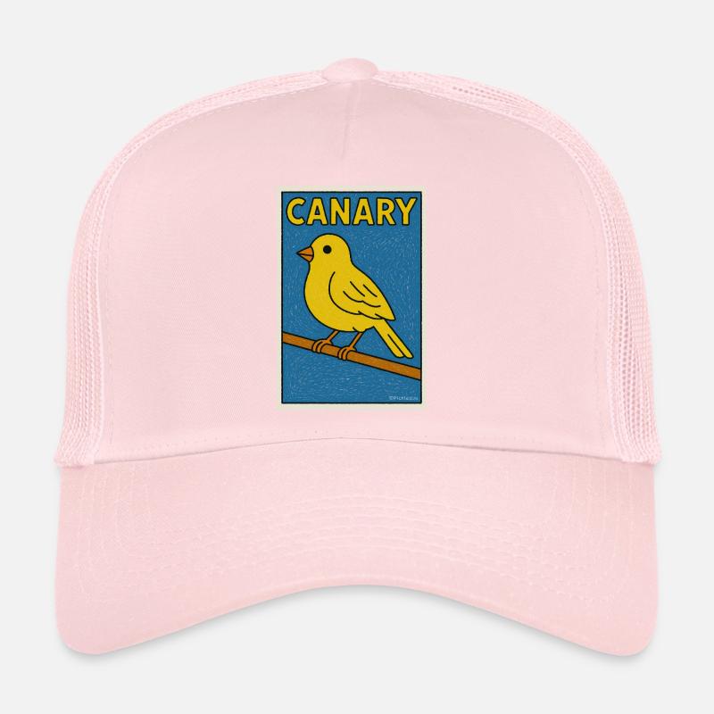 Kanarienvogel-Illustration Trucker Cap