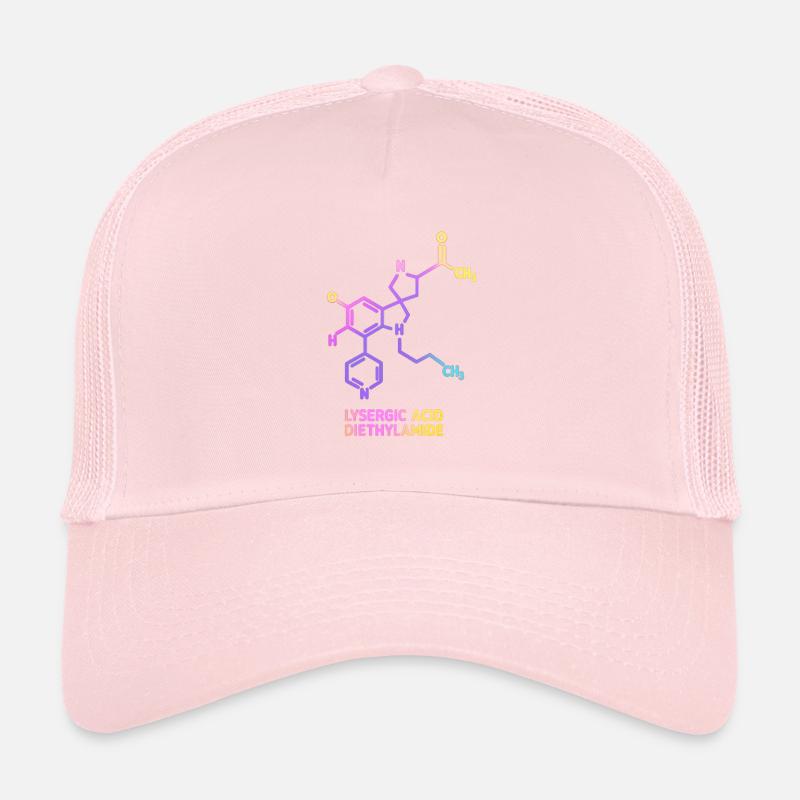 Psychedelic Molecular Art LSD Trucker Cap