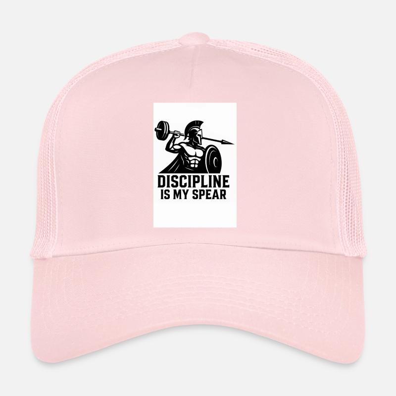 Discipline spartiate – Lance d’haltères Casquette trucker 
