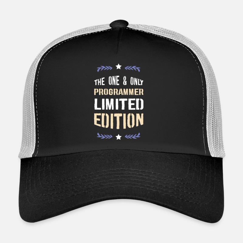 The One and Only Programmer Limited Edition - Trucker Cap - Schwarz/Steingrau