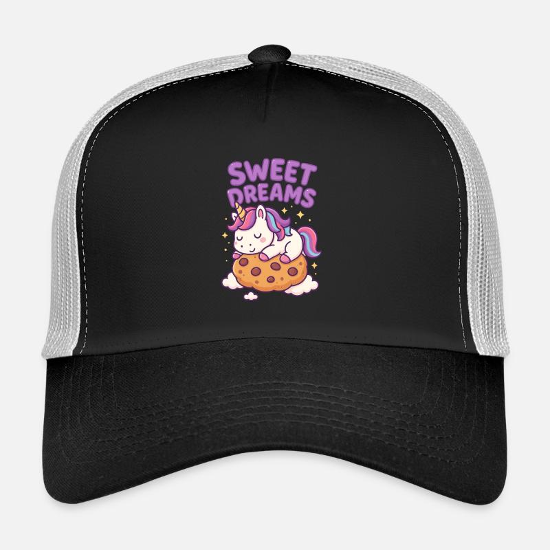 Sweet Dreams Cookie Unicorn Trucker Cap