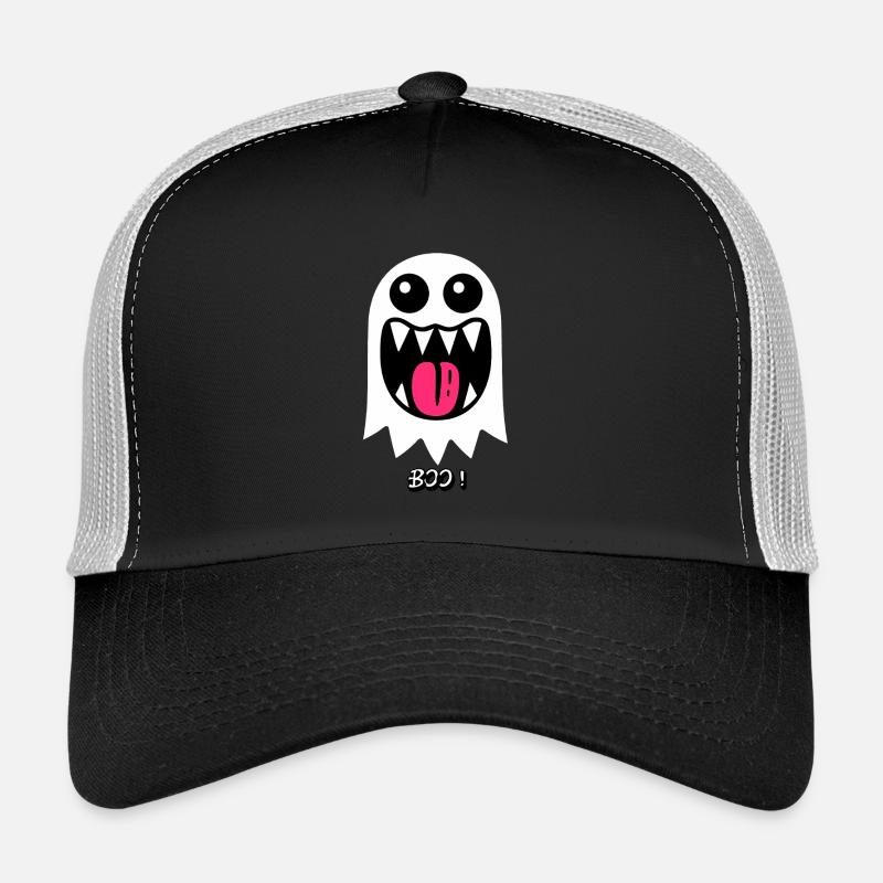 Ghost Buh - Trucker Cap - Schwarz/Steingrau