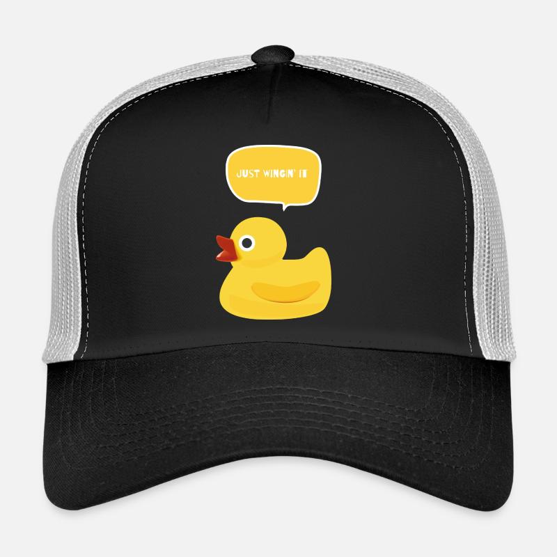 Just Wingin' It Duck Trucker Cap