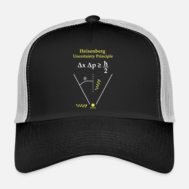 Heisenberg uncertainty principle - Trucker Cap - black/stone grey