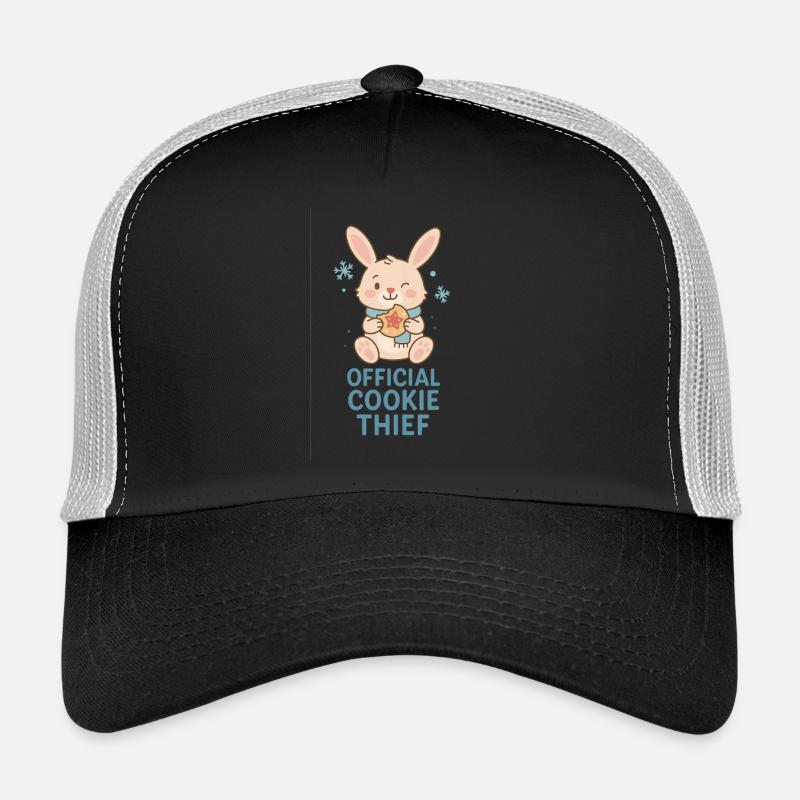 Voleur de biscuits officiel - Lapin de Noël Casquette trucker 