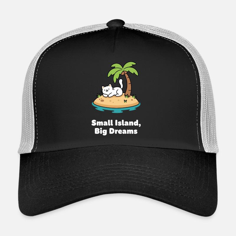 L’idylle de rêve de l’île de Cat Casquette trucker 