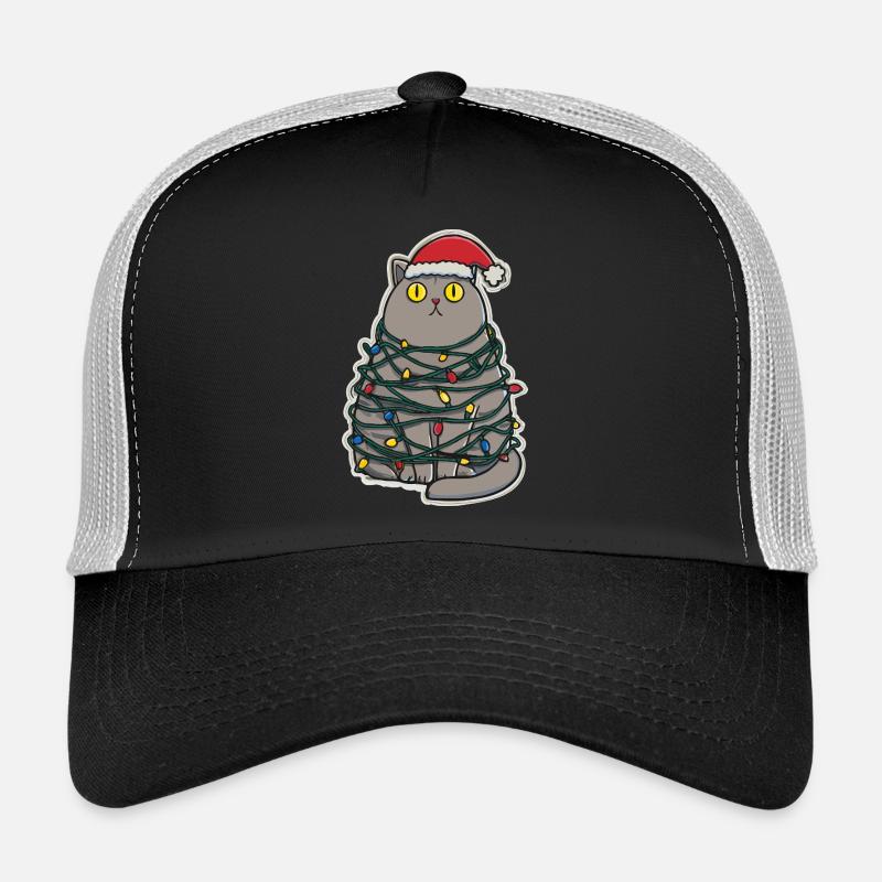 Noël chat maladroit Casquette trucker 