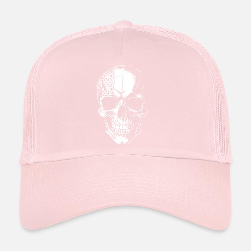 Crâne avec un tribal celtique Casquette trucker 