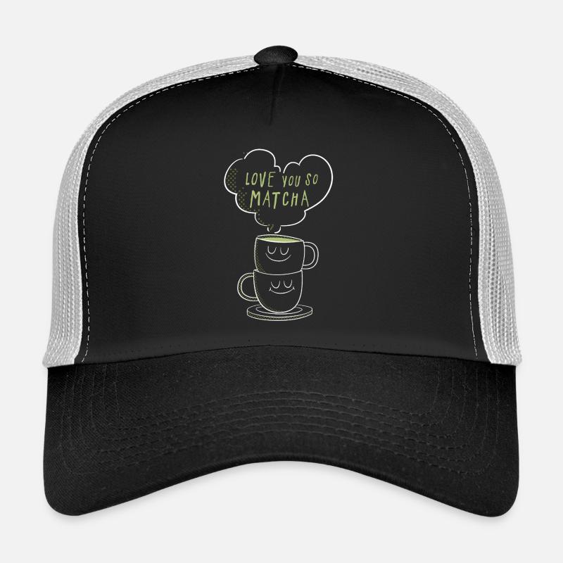 Je t’aime tellement, matcha petit proverbe Casquette trucker 