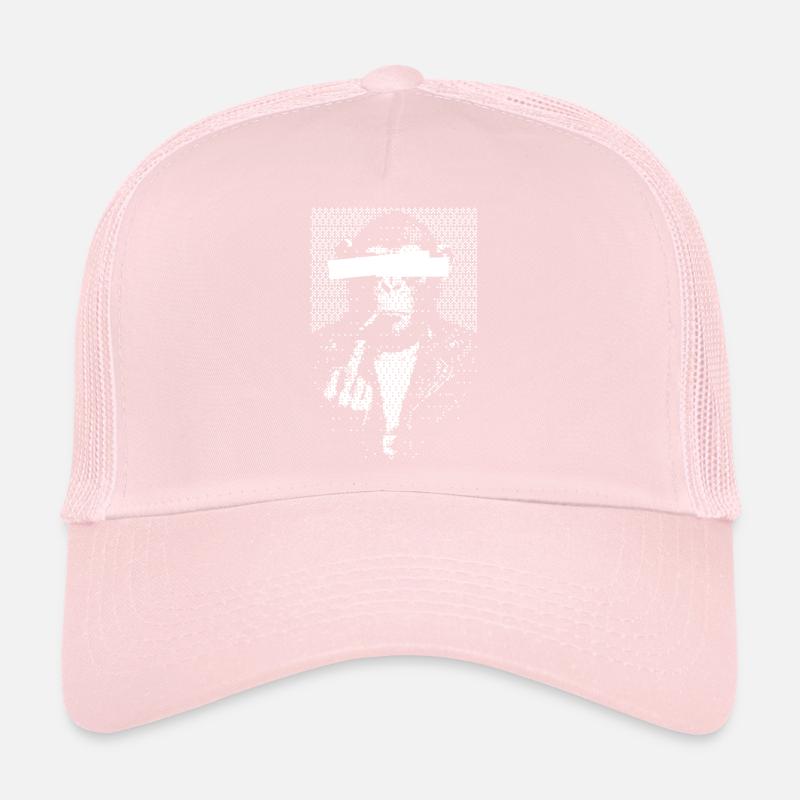 Blindfolded monkey criminal Trucker Cap