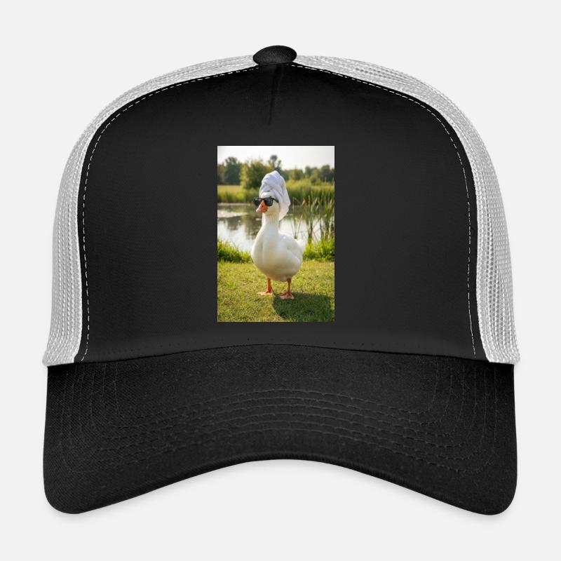 Canard Spa avec lunettes de soleil Casquette trucker 