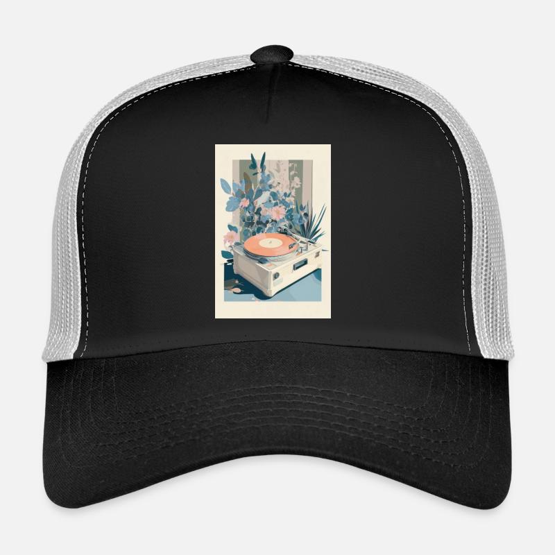 Rétro Bloom Vinyl Dream Casquette trucker 