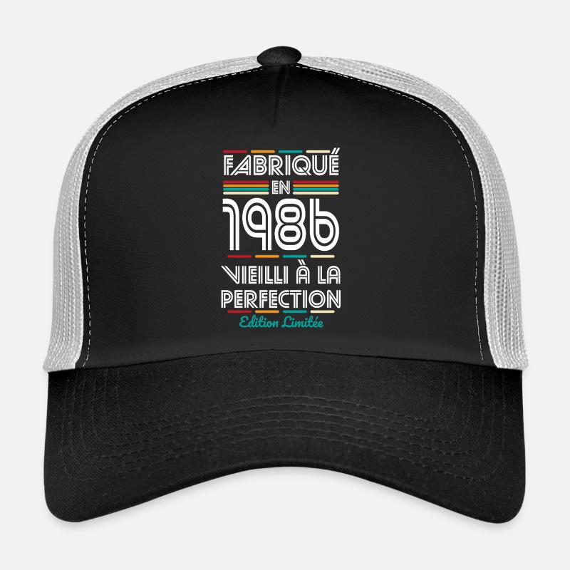 1986 – Hergestellt – Perfekt gereift Trucker Cap