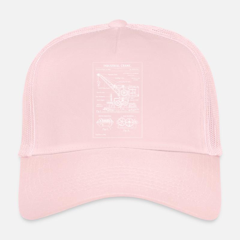 Industrielle Kran-Baupläne Trucker Cap