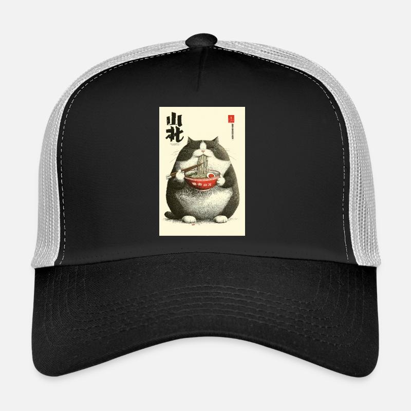 Chonky Cat Ramen Ukiyo-e Trucker Cap