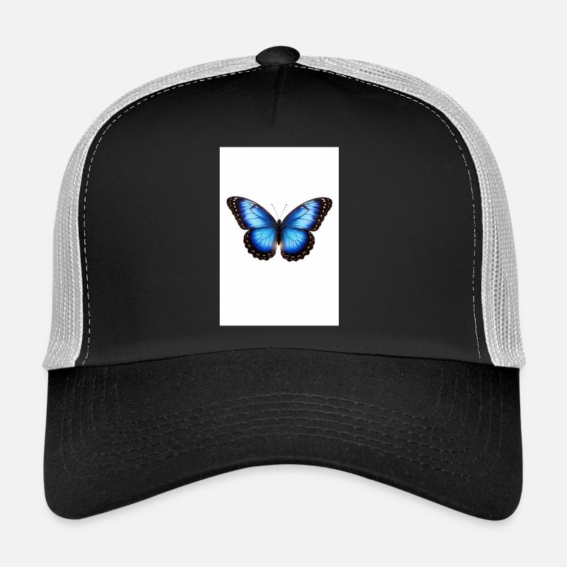Ailes de papillon bleu Casquette trucker 