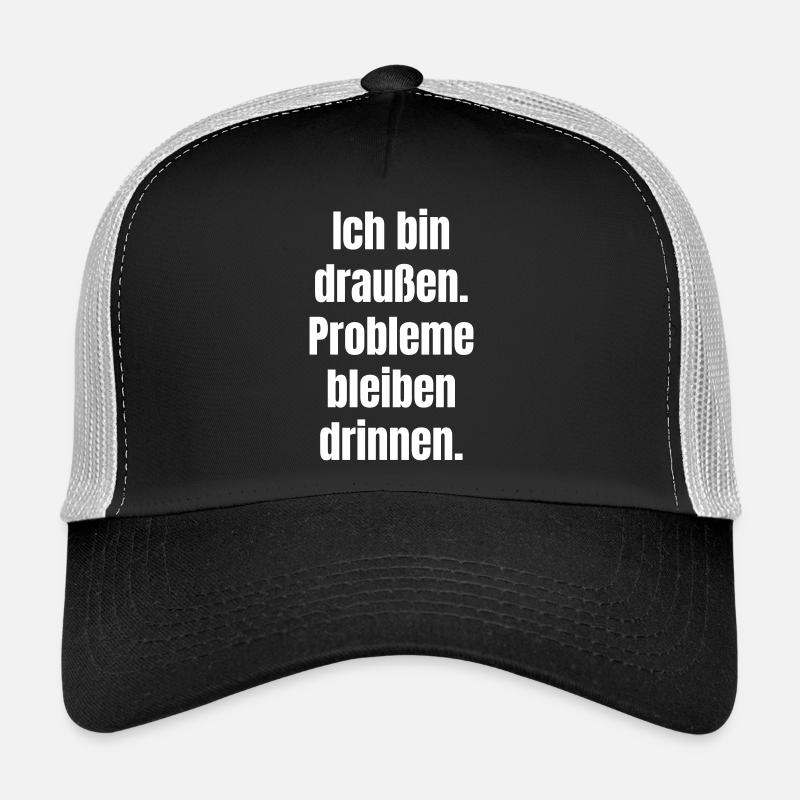 Outdoor Saying Large Format Trucker Cap
