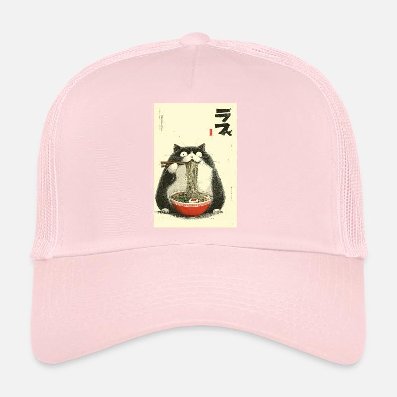 Neko Ramen Chat Casquette trucker 