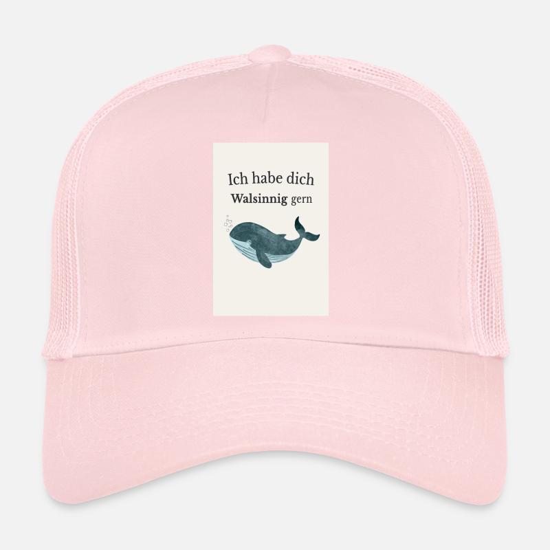 Affiche de baleine amoureuse – Germe de Walsinnig Casquette trucker 