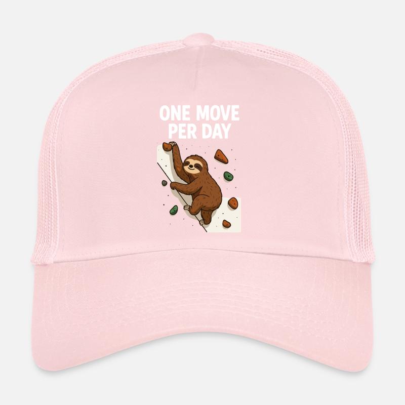 Faultier Bouldern: One Move Per Day Design Trucker Cap