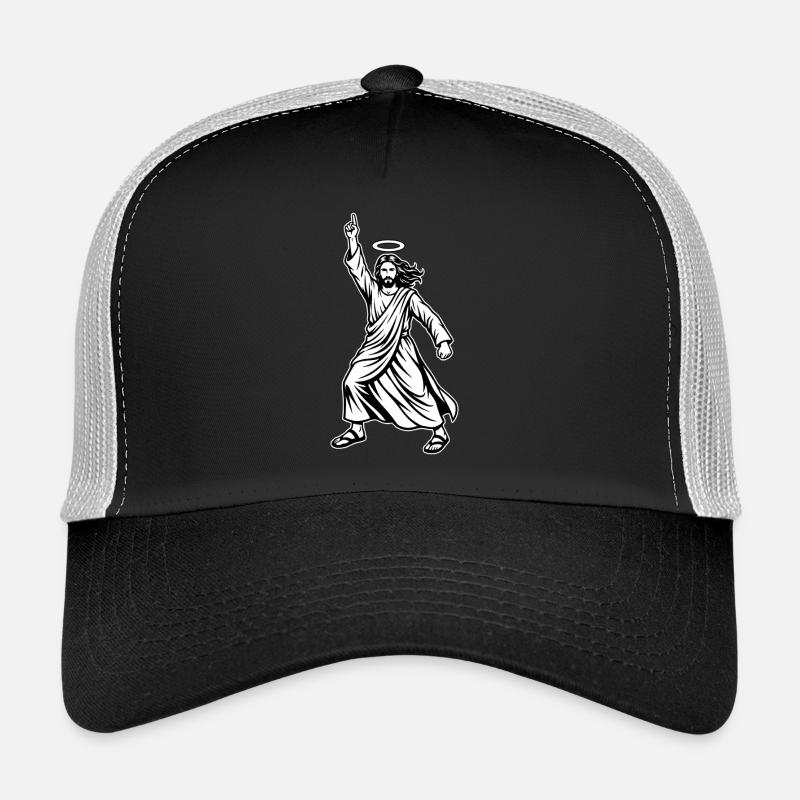 Dancing Jesus - Funny Disco Meme Trucker Cap