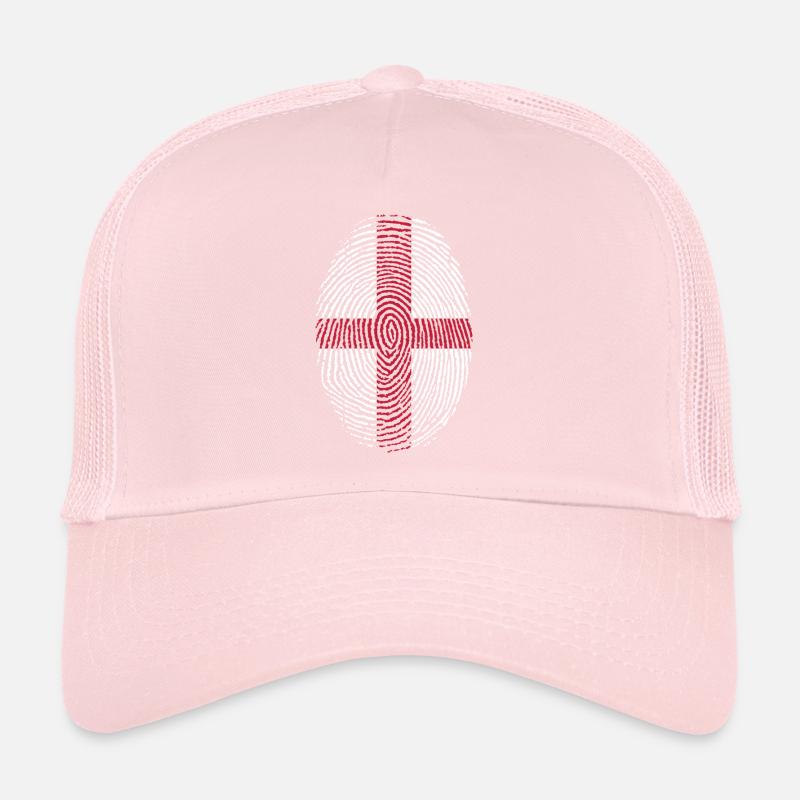 Empreinte digitale du drapeau anglais Casquette trucker 