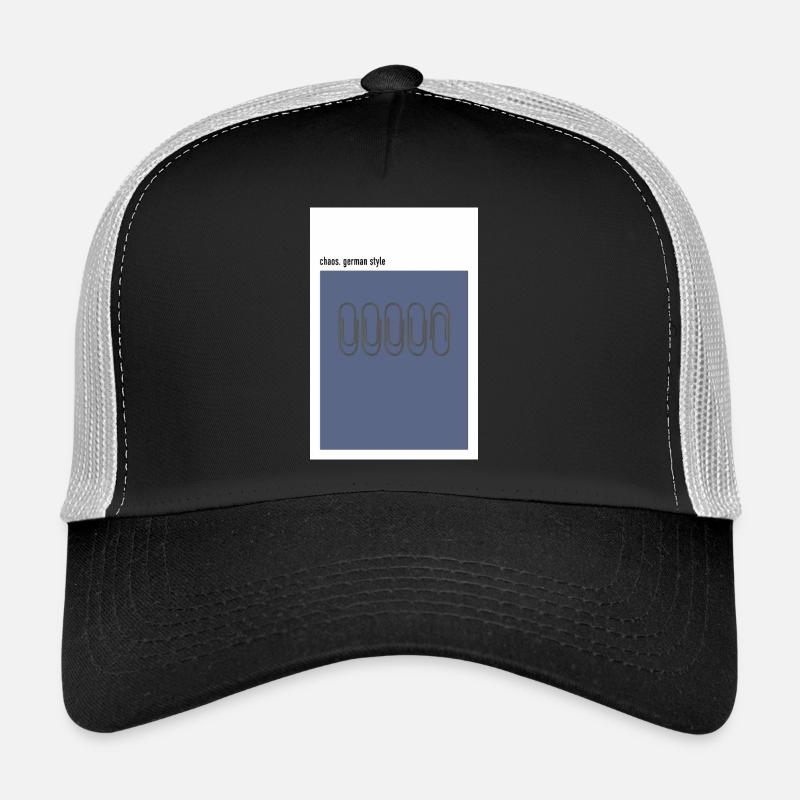 Chaos – German Style Minimal Poster Blue Trucker Cap