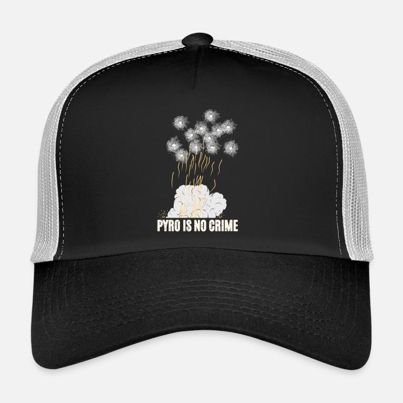 Le pyro n’est pas un crime Casquette trucker 