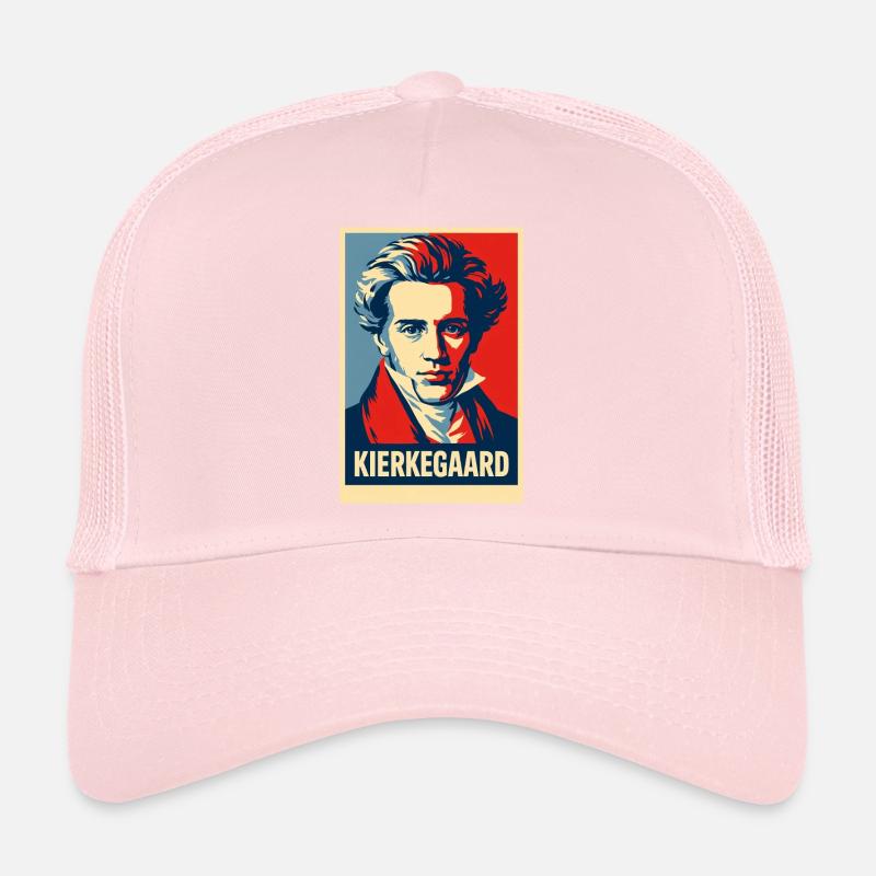 Kierkegaard Pop Art Portrait Trucker Cap