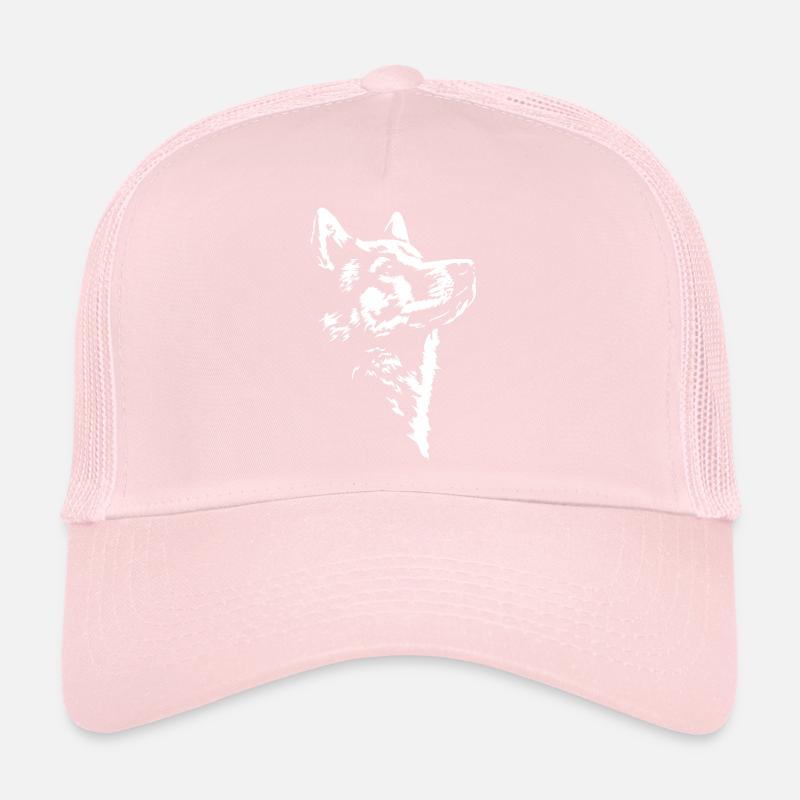 Finnish Spitz Silhouette Hunde Hund Wilsigns Trucker Cap