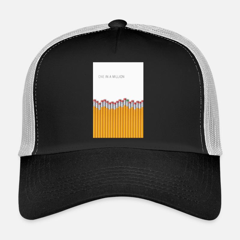 Déclaration minimaliste unique sur un million Casquette trucker 