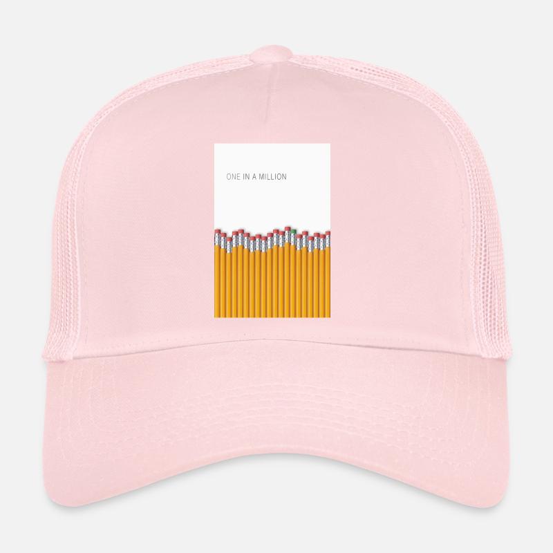 Déclaration minimaliste unique sur un million Casquette trucker 