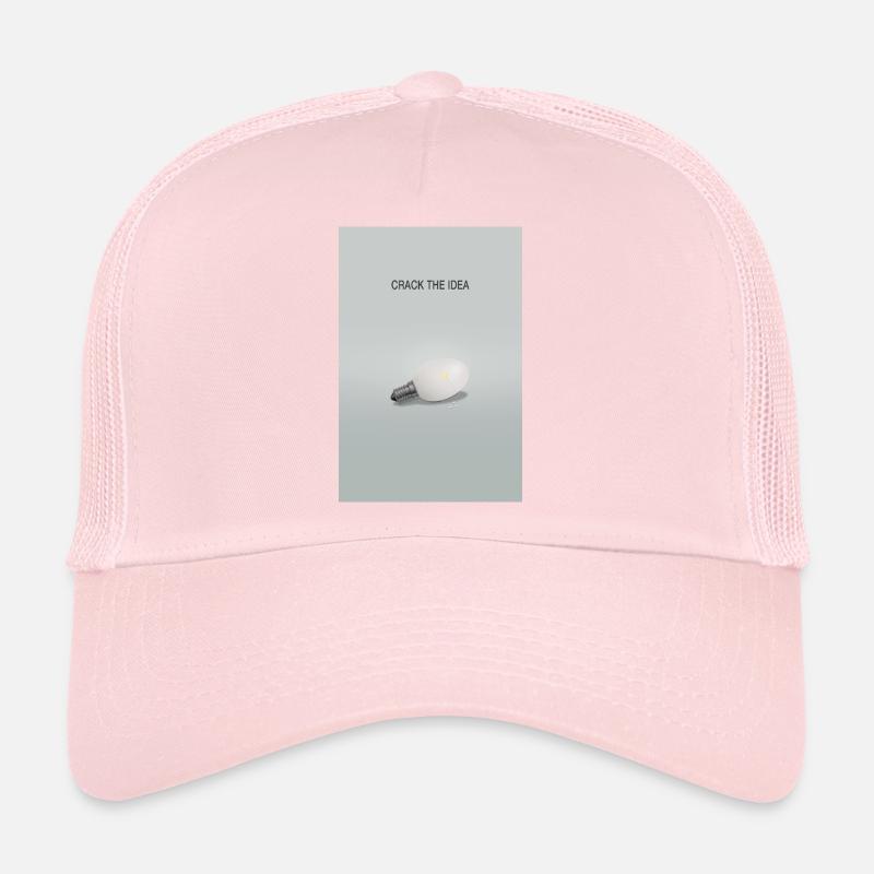 Craque l’idée : design minimaliste d’affiche Casquette trucker 