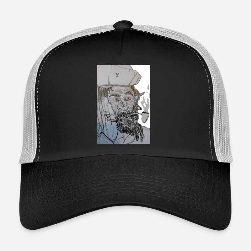 Tuxedo-Pirat Trucker Cap