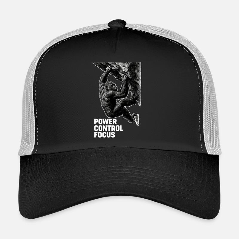 Bloc de Gorille : Conception de la concentration sur le contrôle de puissance Casquette trucker 