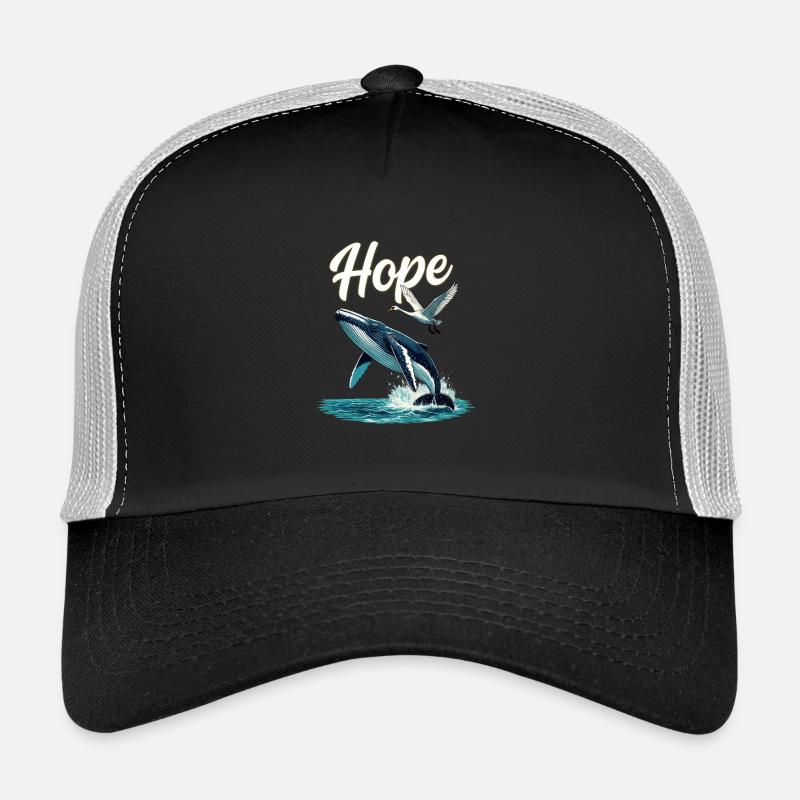 Hoffnung: Wal und Schwan Sprung, Hope Trucker Cap