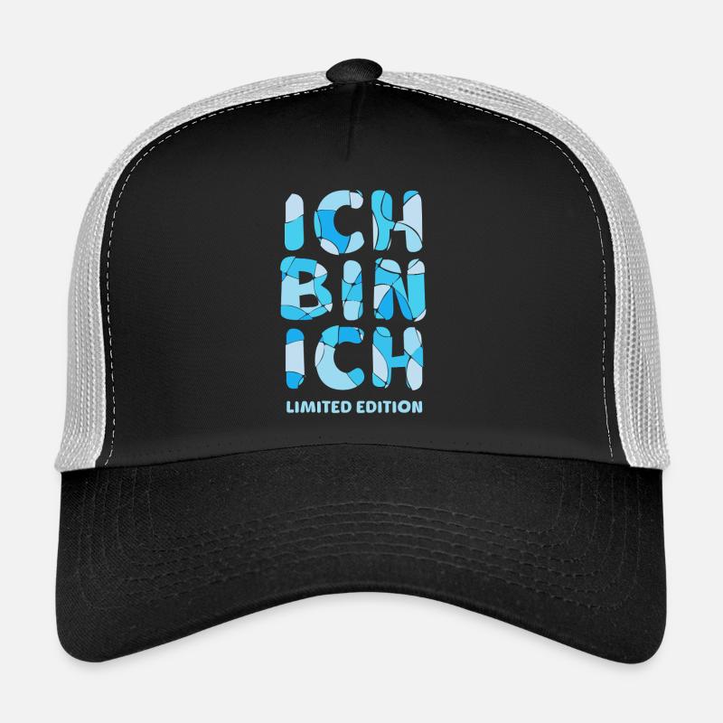 I AM ME - Limited Edition - Trucker Cap - black/stone grey