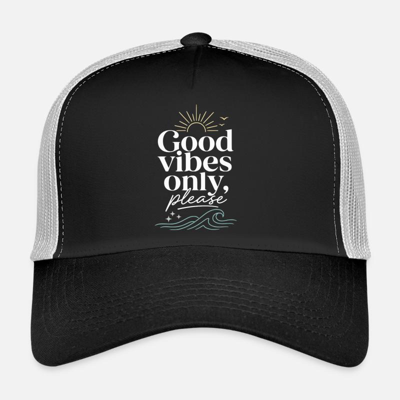 Gute Vibes Nur Bitte – Sonne & Meer Trucker Cap