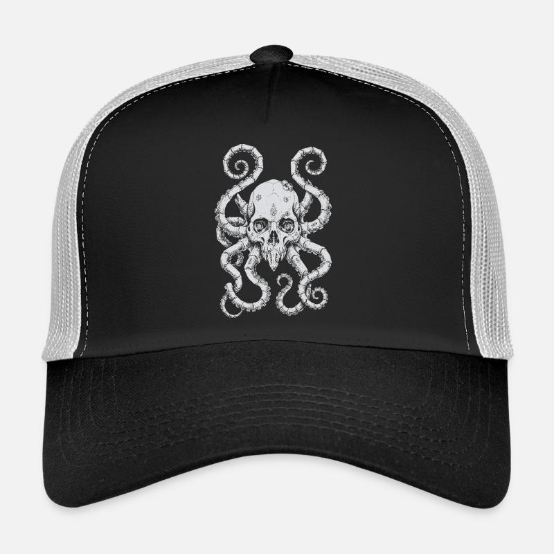 Marée du Crâne du Kraken Casquette trucker 