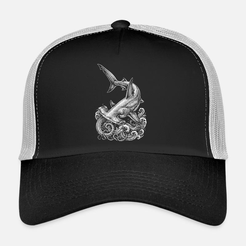 Conception du requin-marteau Casquette trucker 