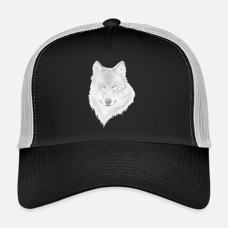 Wolf - Trucker Cap - Schwarz/Steingrau