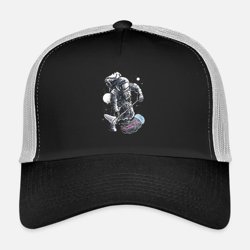 Austronaut Fisher - Trucker Cap - Schwarz/Steingrau