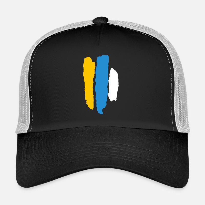 flag Canaria - Trucker Cap - Schwarz/Steingrau