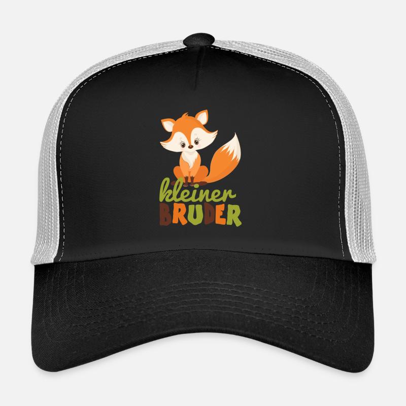 kleiner Bruder Fuchs - Trucker Cap - Schwarz/Steingrau