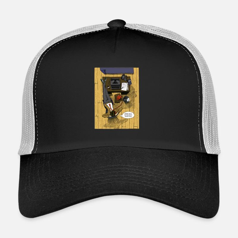 Beschäftigter Mann Trucker Cap
