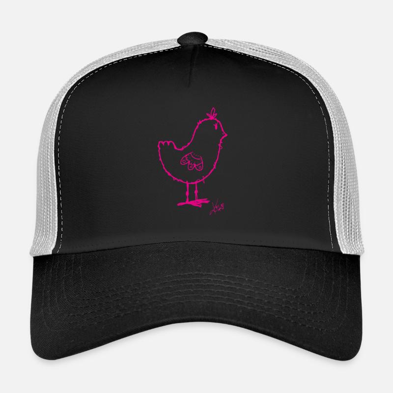 rose kiki Casquette trucker 