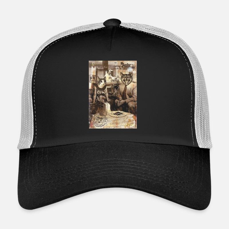 cats/cats - Trucker Cap - black/stone grey
