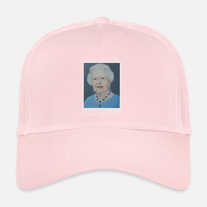 Reine d'Angleterre Elisabeth - Idée cadeau Casquette trucker 